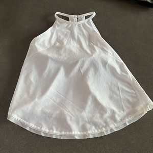 Lululemonwhite crop top size 4